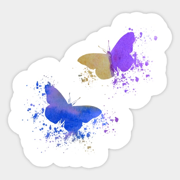 Butterflies Sticker by BittenByErmines